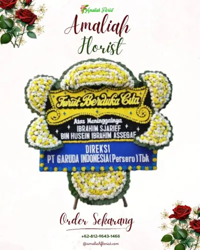 Papan Bunga Duka di Sitirejo
