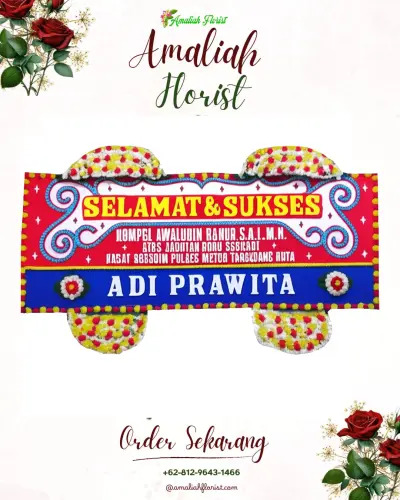 Karangan Bunga Ucapan Selamat di Sitirejo